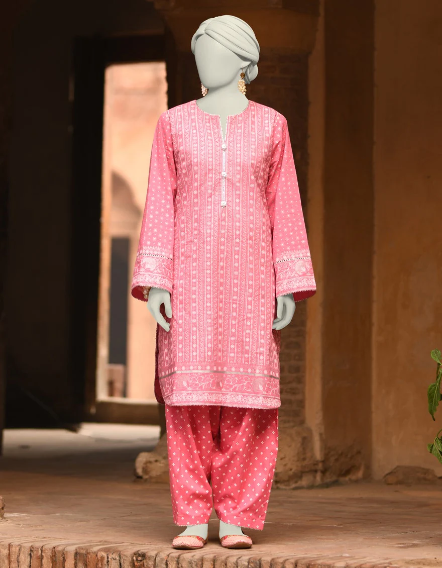 Junaid Jamshaid 2PC-JLAWN-S-JST-25-2051 Multicolor Lawn Printed Shades Of Summer 2025