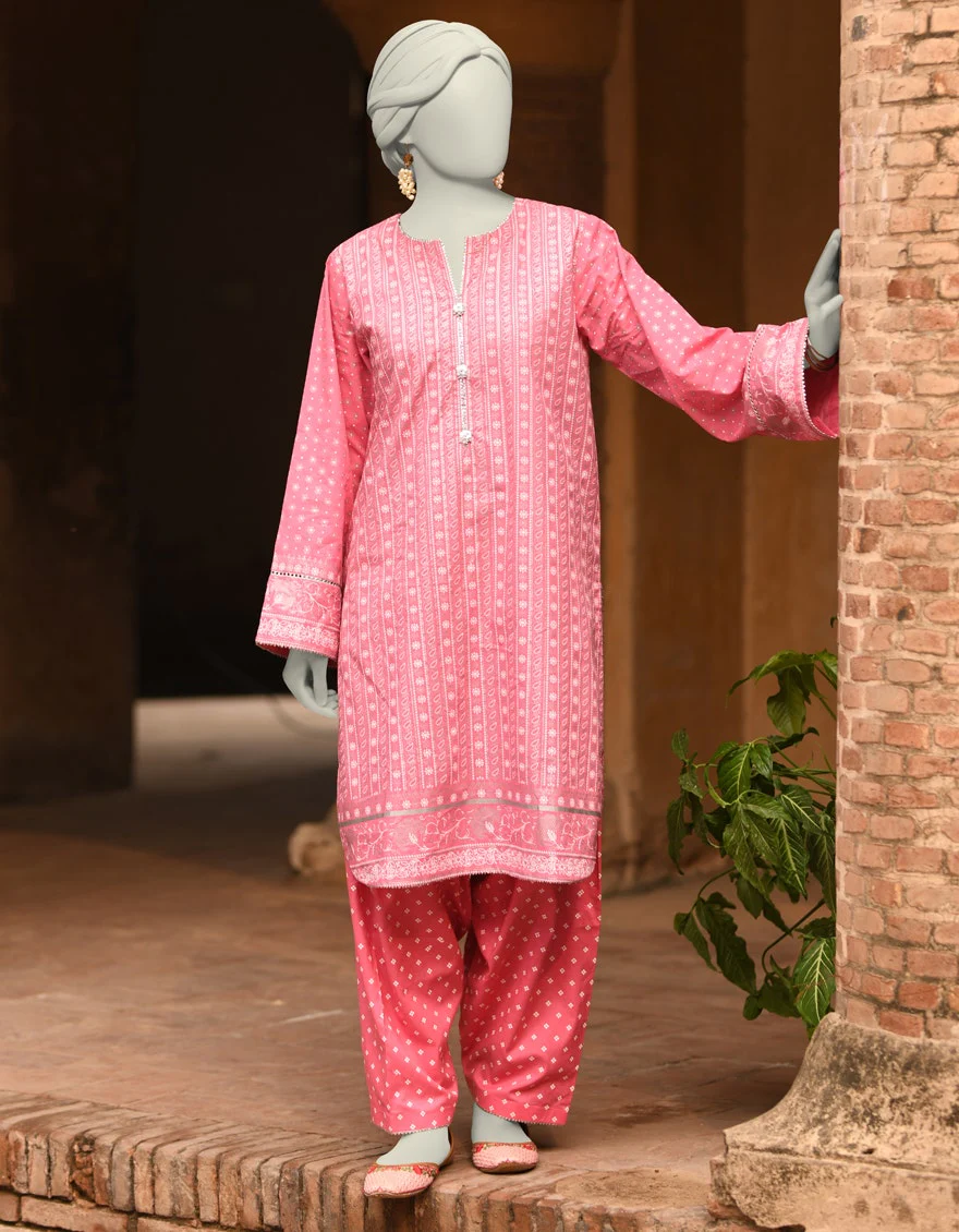 Junaid Jamshaid 2PC-JLAWN-S-JST-25-2051 Multicolor Lawn Printed Shades Of Summer 2025 - Image 2