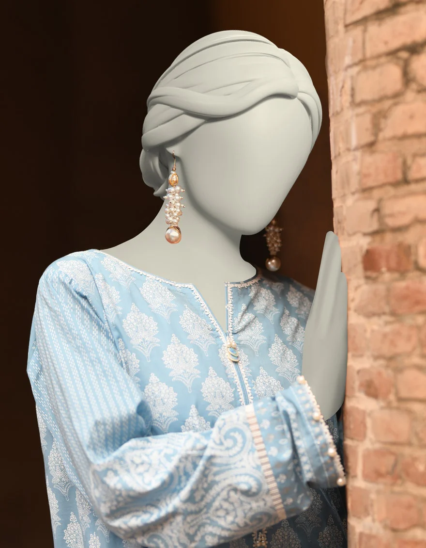 Junaid Jamshaid 2PC-JLAWN-S-JST-25-2052 Multicolor Lawn Printed Shades Of Summer 2025 - Image 2
