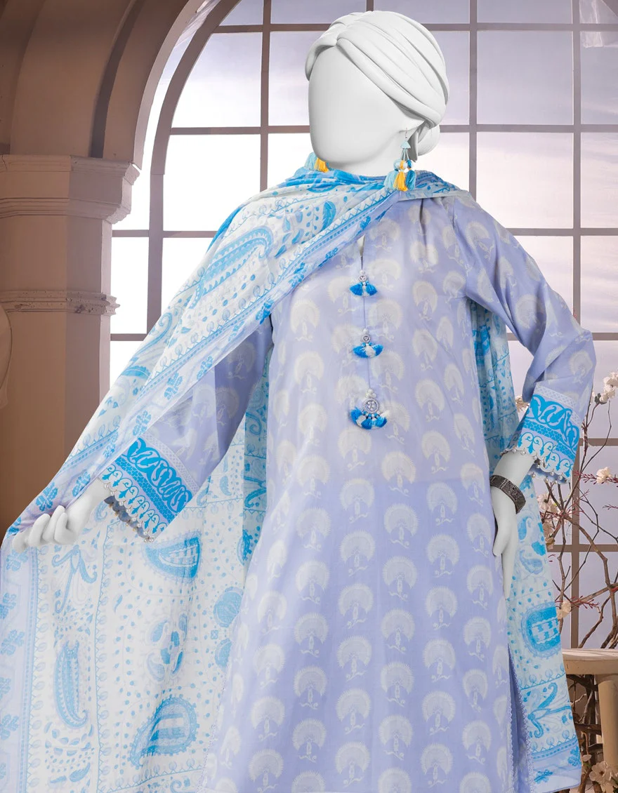 Junaid Jamshaid 3PC-25-3239 Multicolor Cambric Printed Shades Of Summer 2025 - Image 2