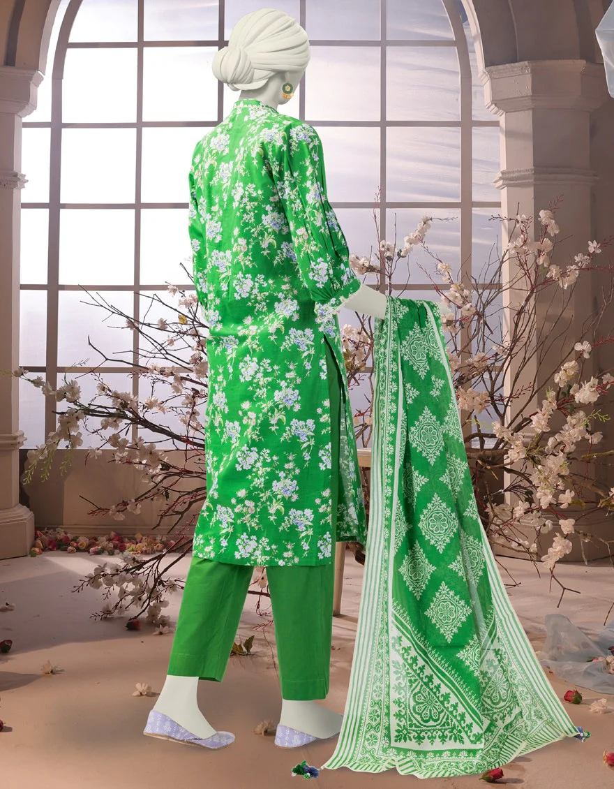 Junaid Jamshaid 3PC-25-3244 Multicolor Lawn Printed Shades Of Summer 2025 - Image 2