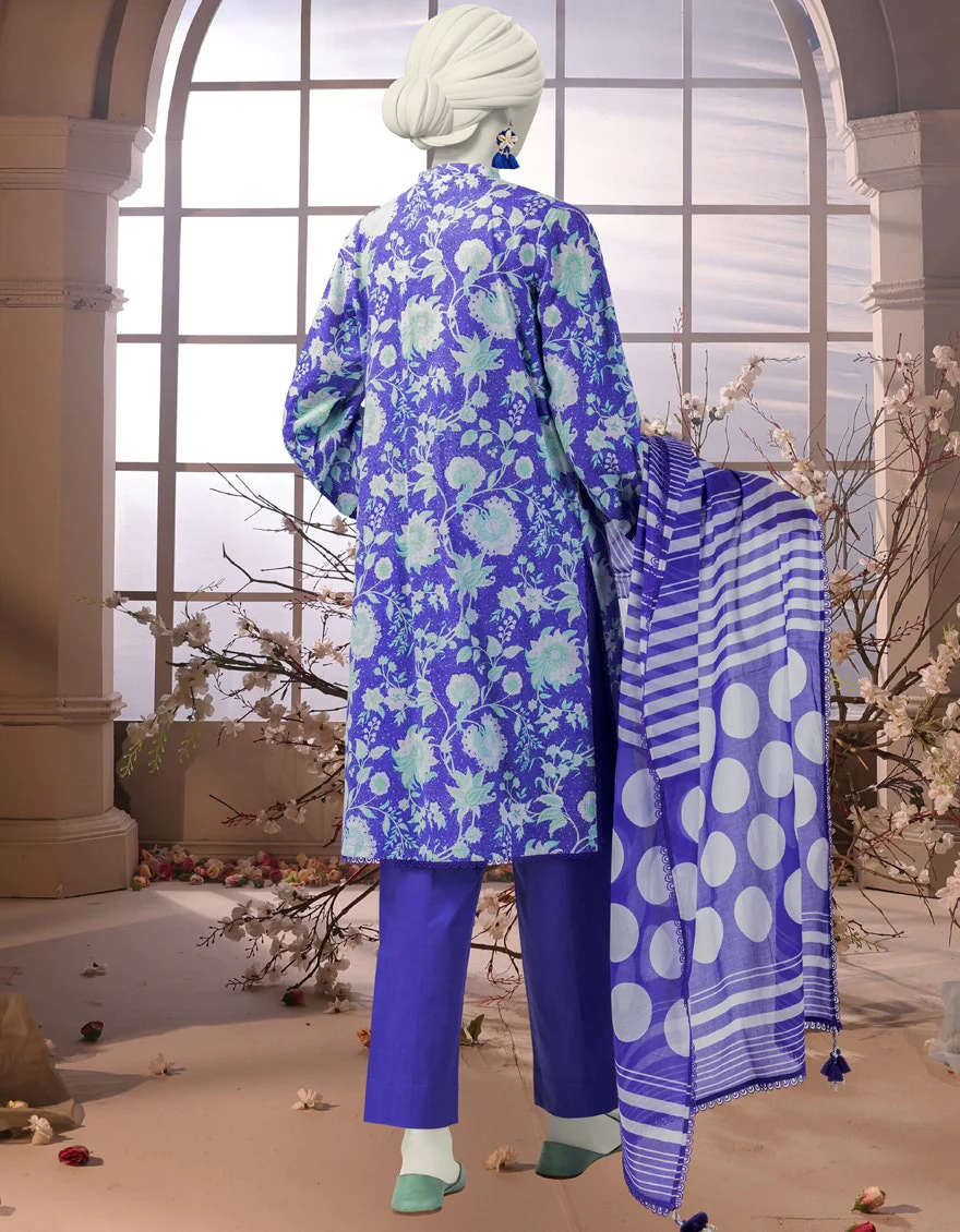 Junaid Jamshaid 3PC-25-3248 Multicolor Lawn Printed Shades Of Summer 2025 - Image 2