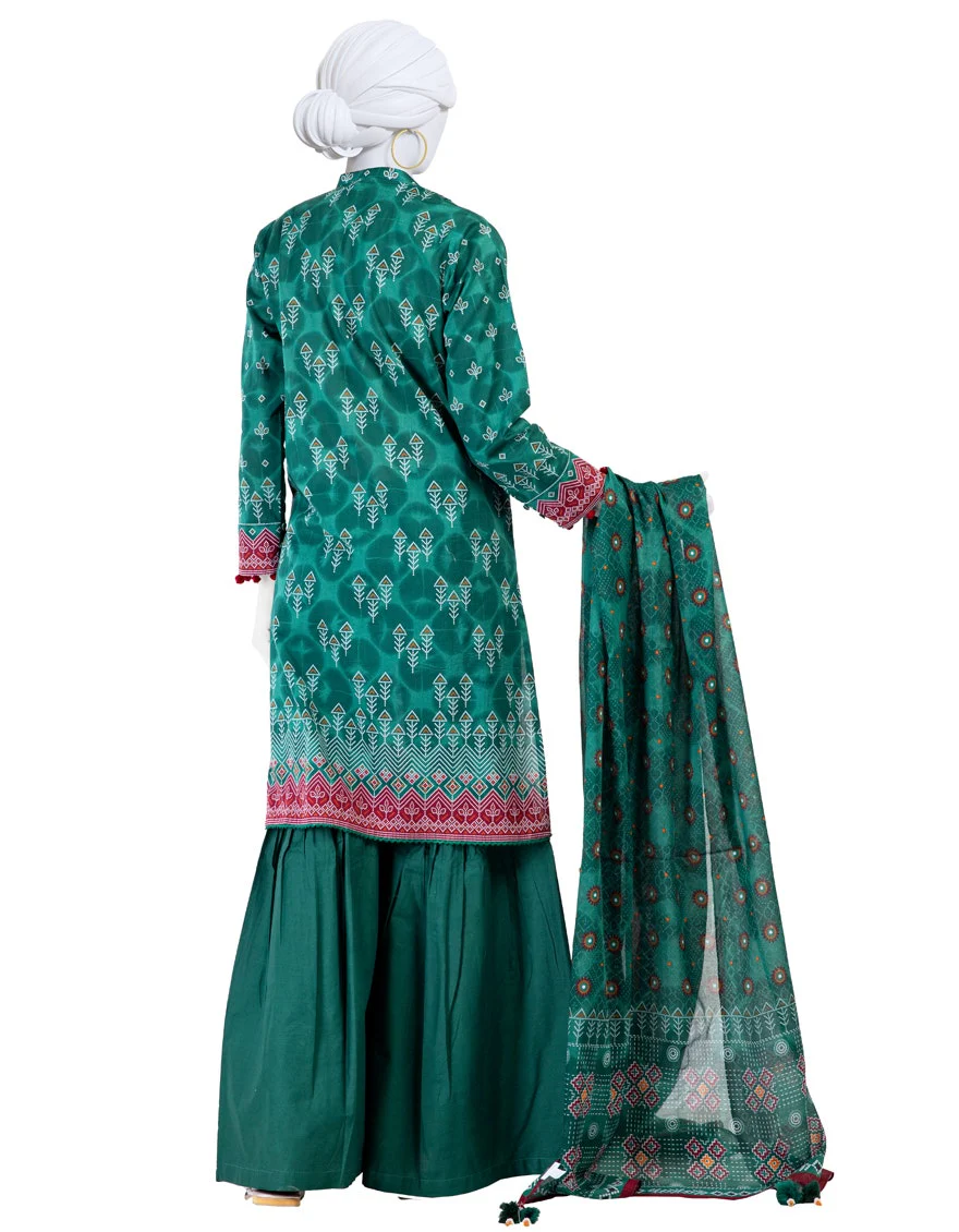 Junaid Jamshaid 3PC-JLAWN-S-25-3025 Multicolor Lawn Printed Shades Of Summer 2025 - Image 2