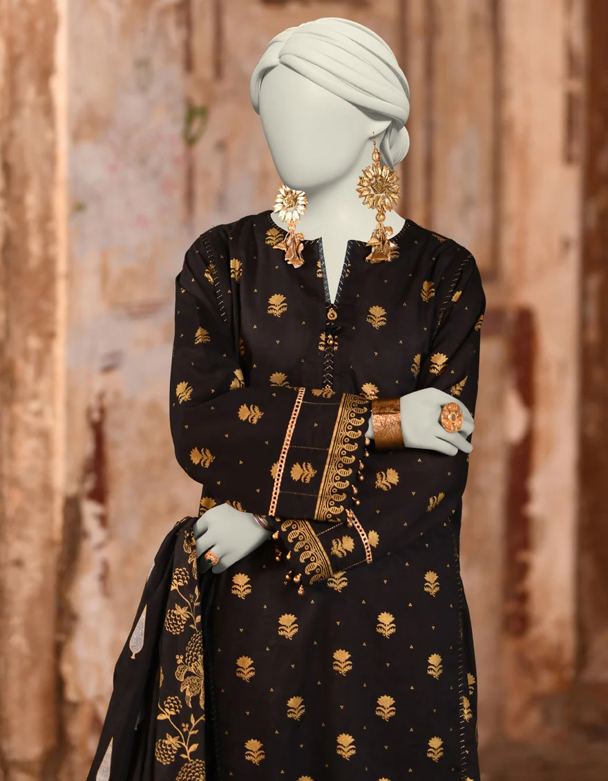 Junaid Jamshaid 3PC-JLAWN-S-25-3134 Multicolor Lawn  Printed Shades Of Summer 2025 - Image 2