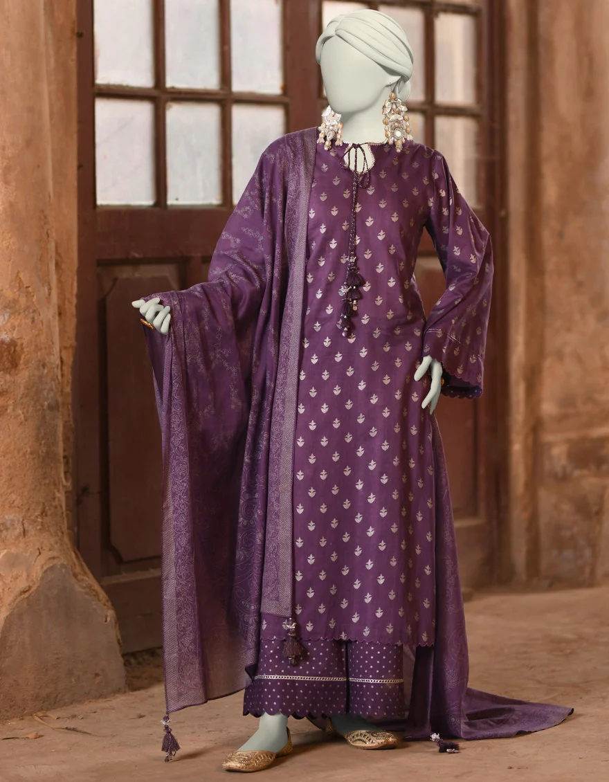 Junaid Jamshaid 3PC-JLAWN-S-25-3140 Multicolor Lawn  Printed Shades Of Summer 2025