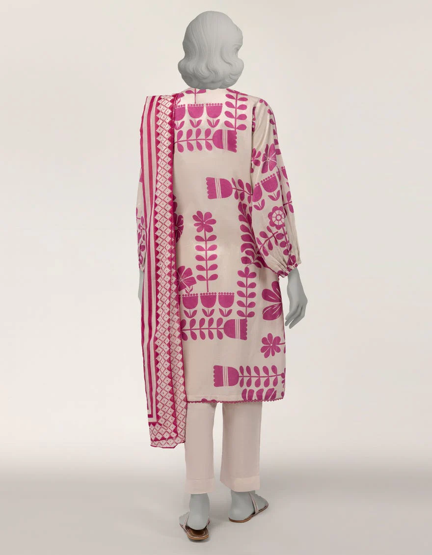 Junaid Jamshaid JDS261209S Off-White Spring Lawn 2026 - Image 2