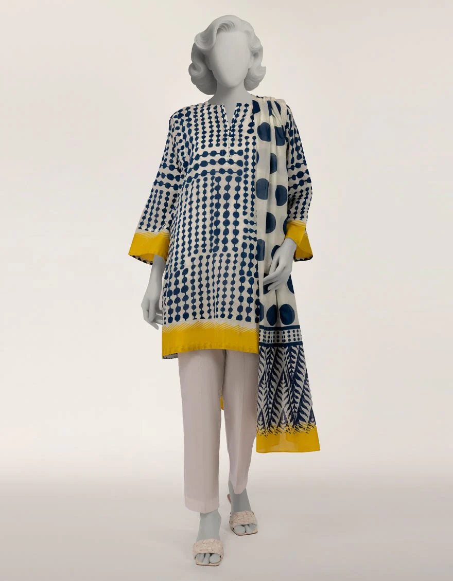 Junaid Jamshaid JDS261210S Blue Spring Lawn 2026