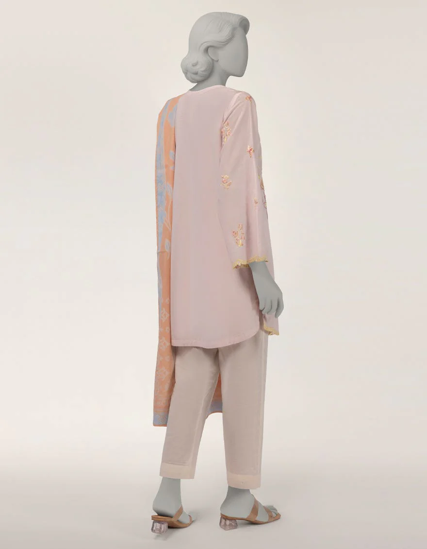 Junaid Jamshaid JDS261217S Pink Spring Lawn 2026 - Image 2
