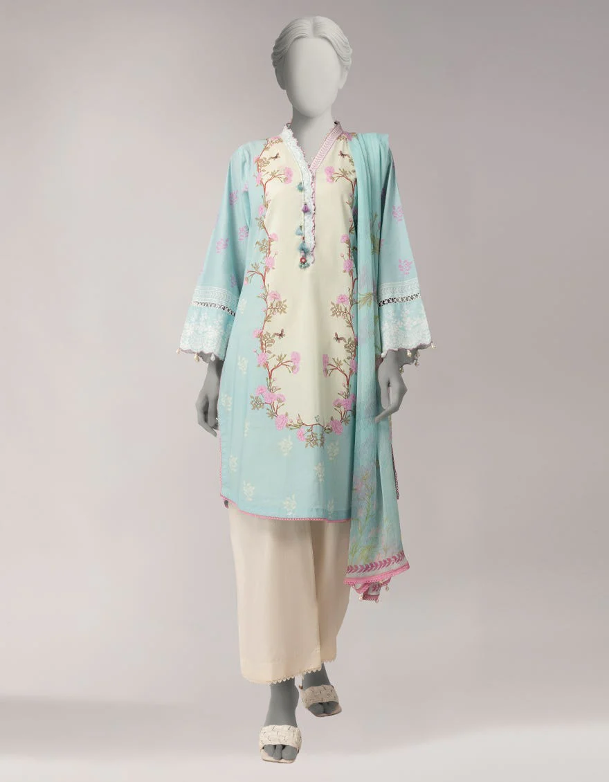Junaid Jamshaid JDS261244U Blue Spring Lawn 2026