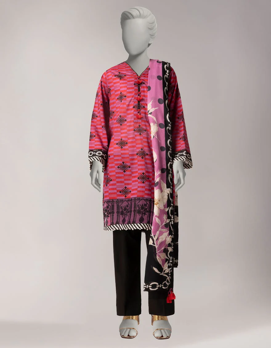 Junaid Jamshaid JDS261258U Multicolor Spring Lawn 2026