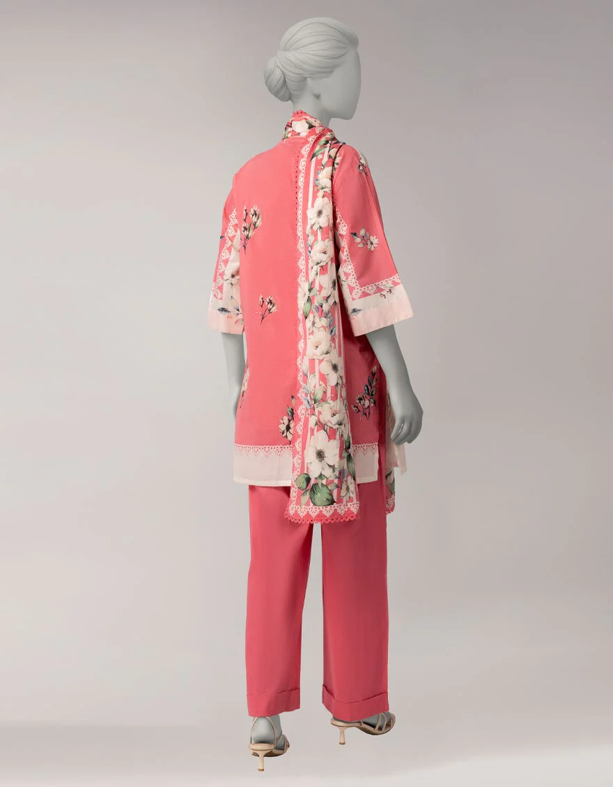 Junaid Jamshaid JL261086S Pink Spring Lawn 2026 - Image 2