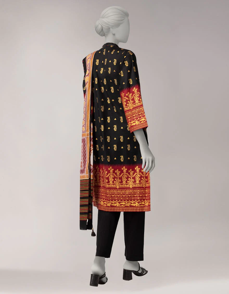 Junaid Jamshaid JL261089U Black Spring Lawn 2026 - Image 2