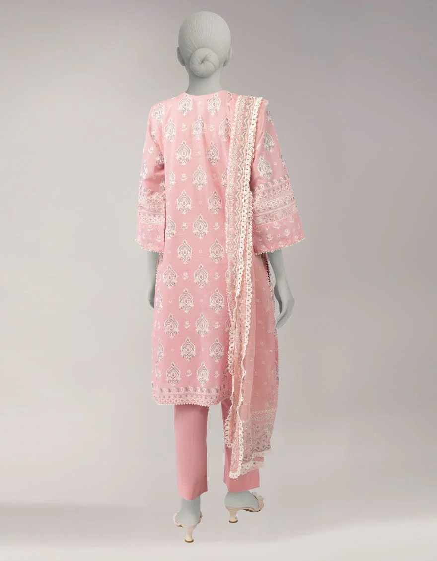 Junaid Jamshaid JL261101S Pink Spring Lawn 2026 - Image 2
