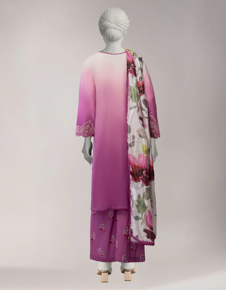 Junaid Jamshaid JL261103U Pink Spring Lawn 2026 - Image 2