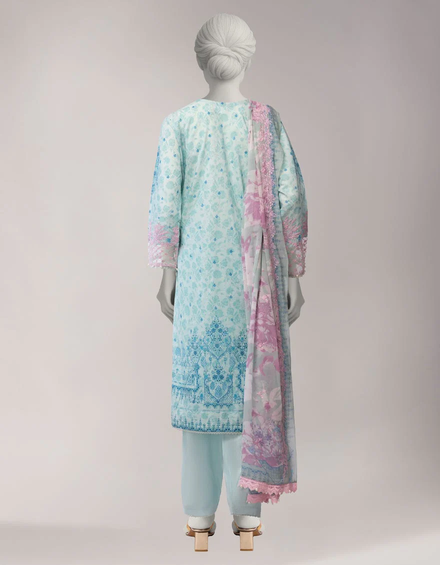 Junaid Jamshaid JL261109U Green Spring Lawn 2026 - Image 2
