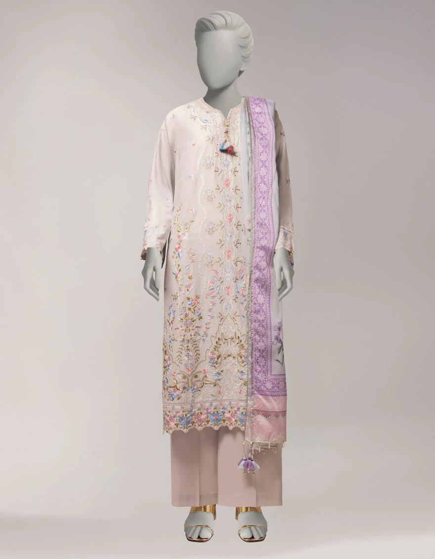 Junaid Jamshaid JL261112S Grey Spring Lawn 2026