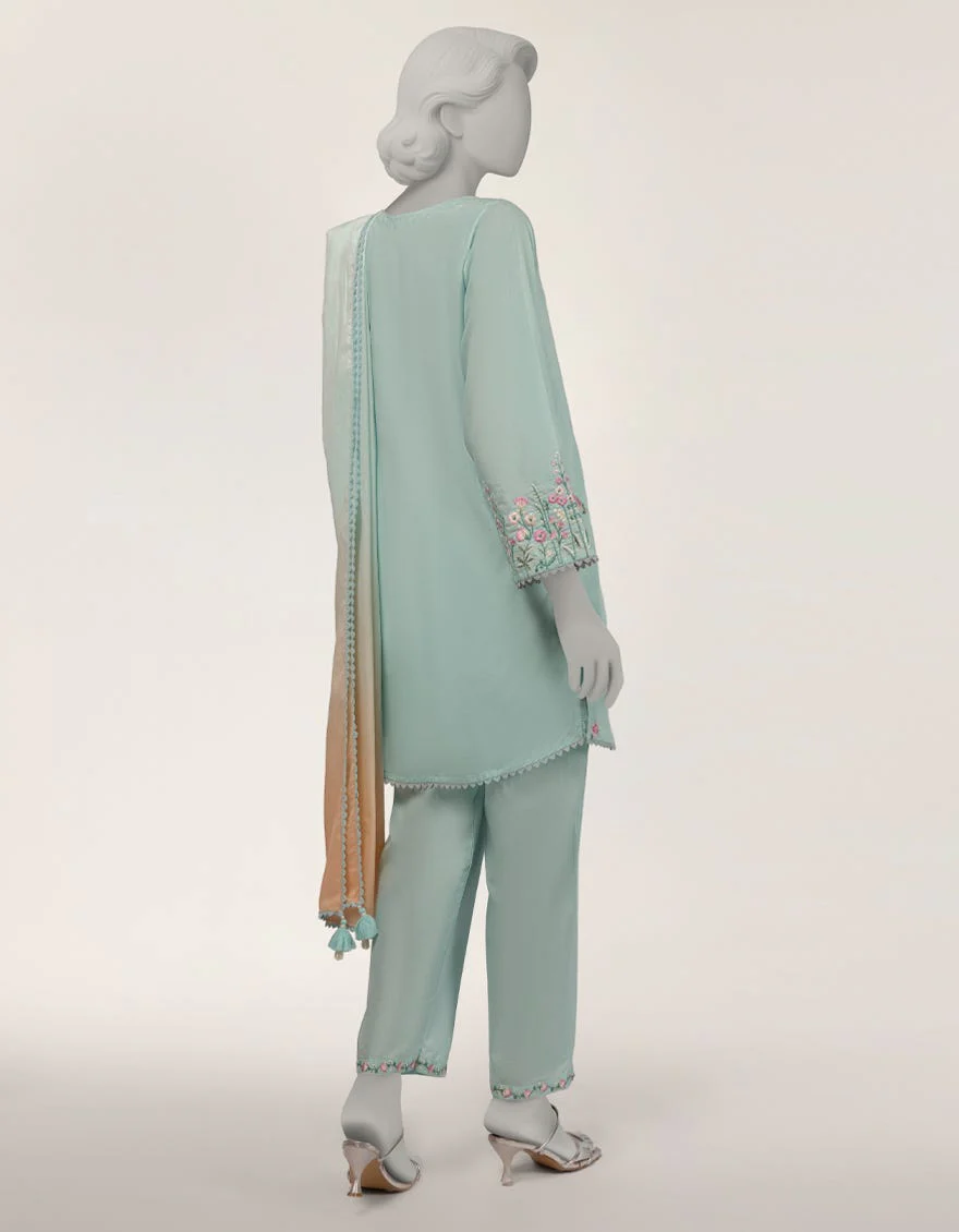 Junaid Jamshaid JLS26375S Green Spring Lawn 2026 - Image 2