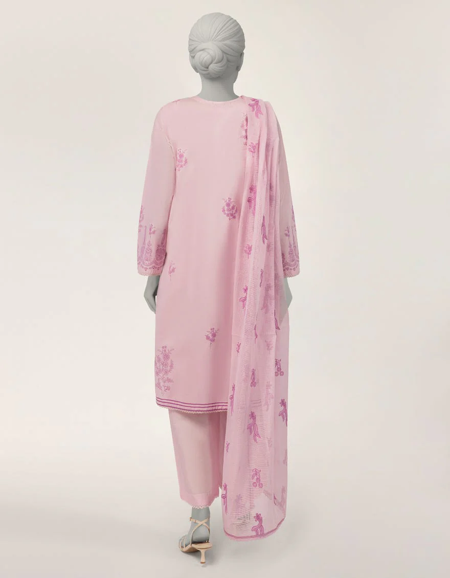 Junaid Jamshaid JLS26432S Pink Spring Lawn 2026 - Image 2