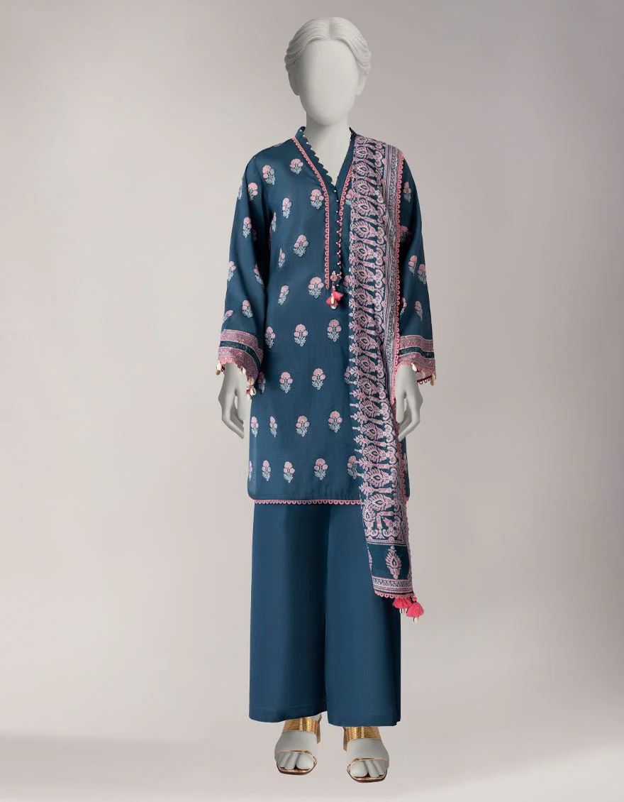 Junaid Jamshaid JLU263664U Multicolor Spring Lawn 2026