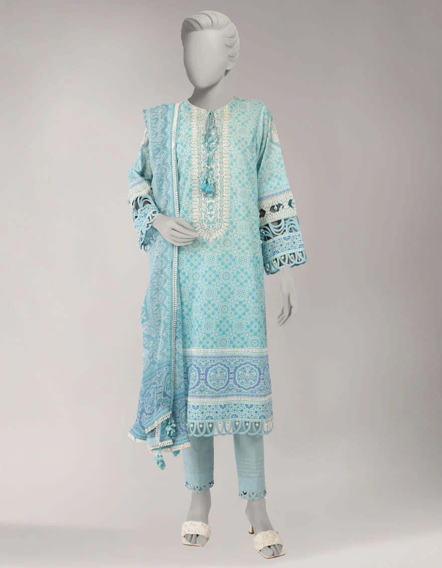 Junaid Jamshaid JLU263760U Blue Spring Lawn 2026