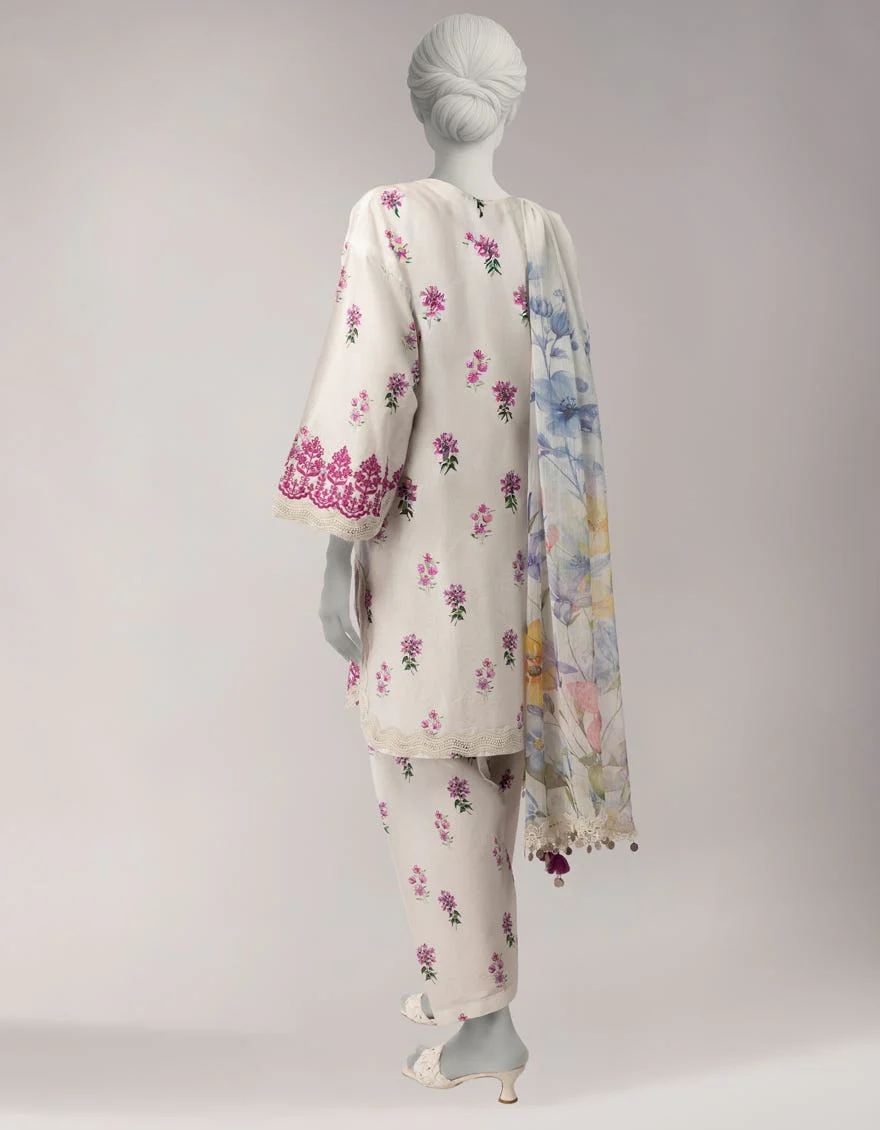 Junaid Jamshaid JLU263765U White Spring Lawn 2026 - Image 2