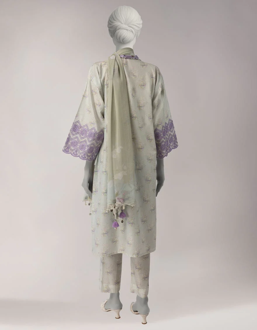 Junaid Jamshaid JLU263767U Blue Spring Lawn 2026 - Image 2