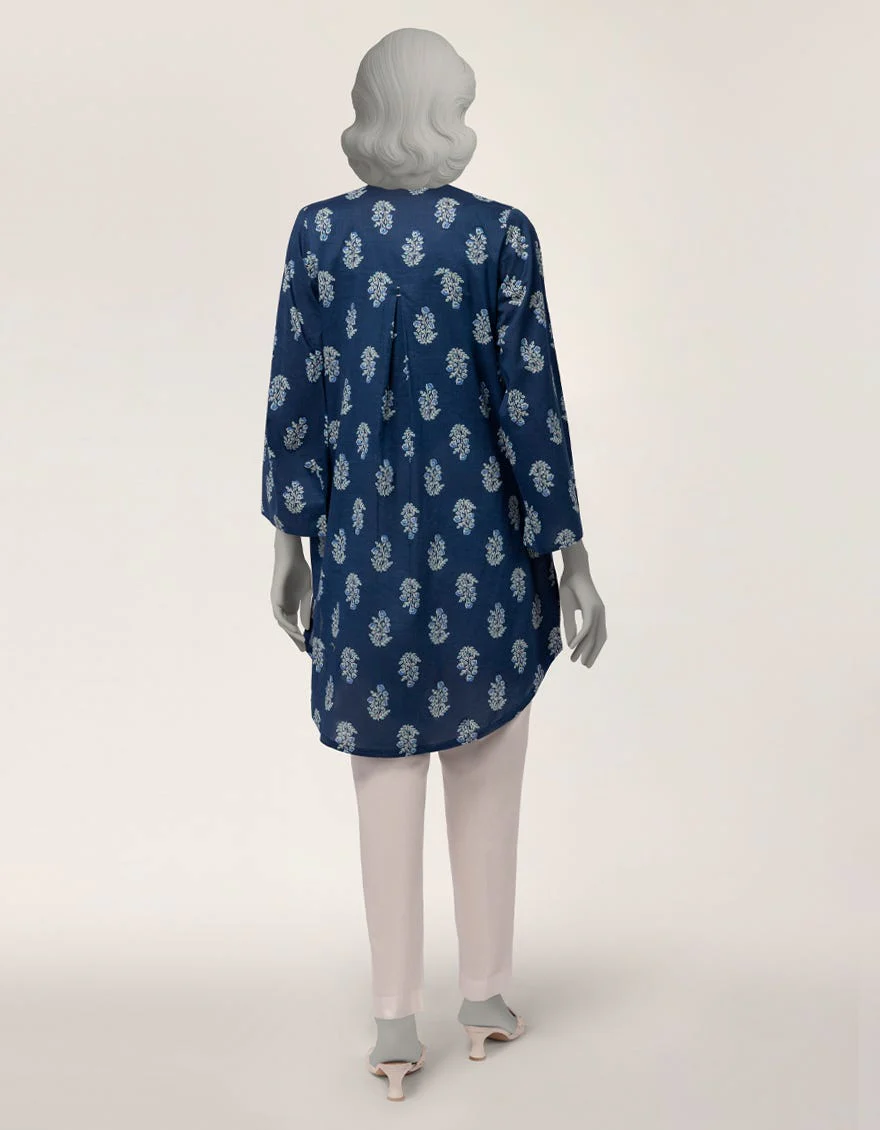 Junaid Jamshaid JSS26586S Blue Spring Lawn 2026 - Image 2