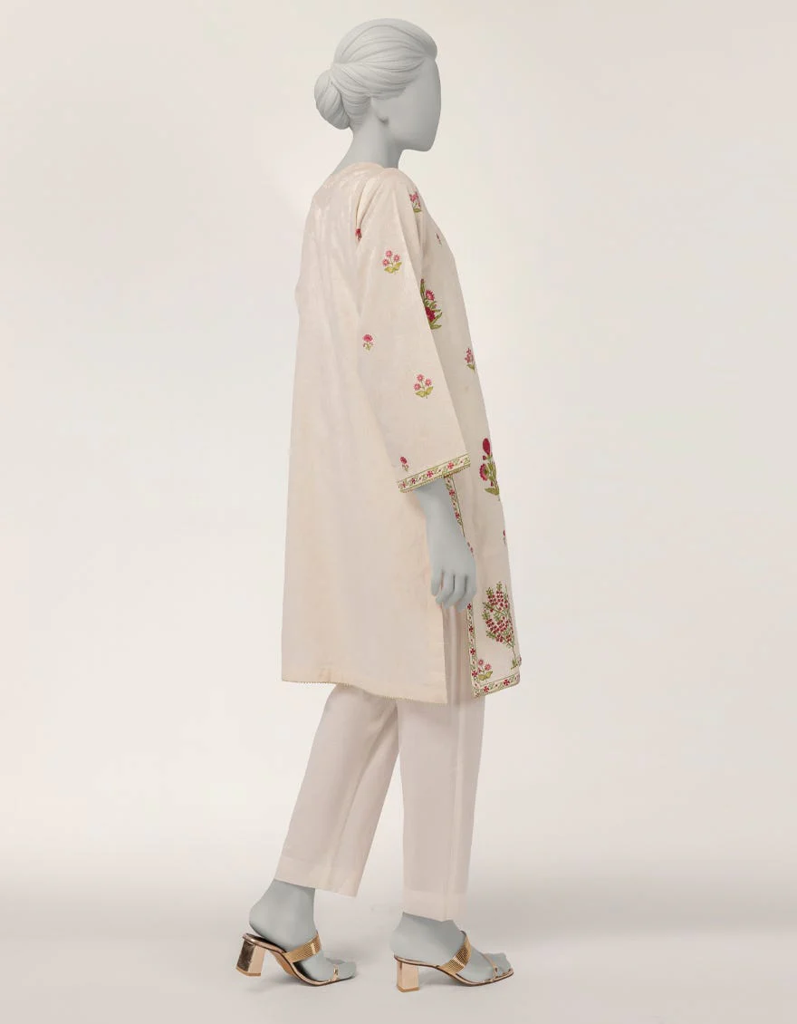 Junaid Jamshaid JSS26604S Off-White Spring Lawn 2026 - Image 2