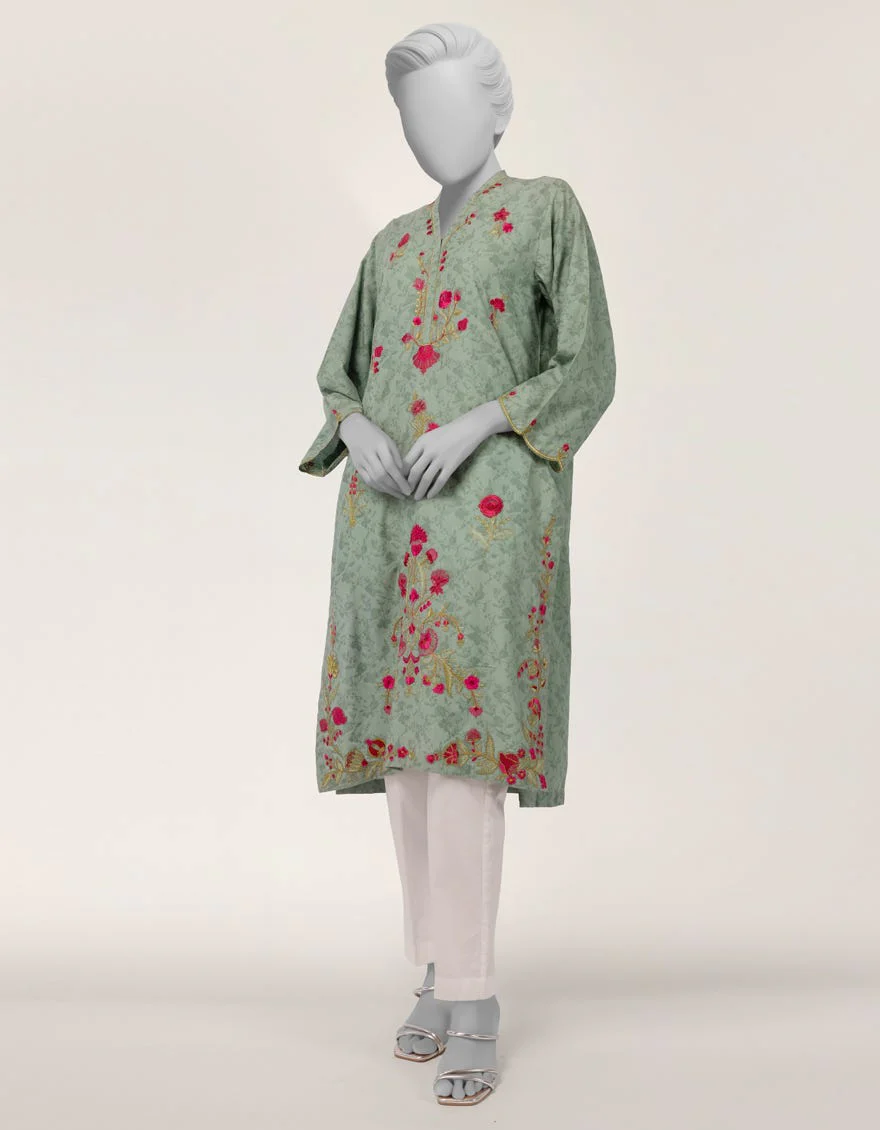 Junaid Jamshaid JSS26605S Green Spring Lawn 2026