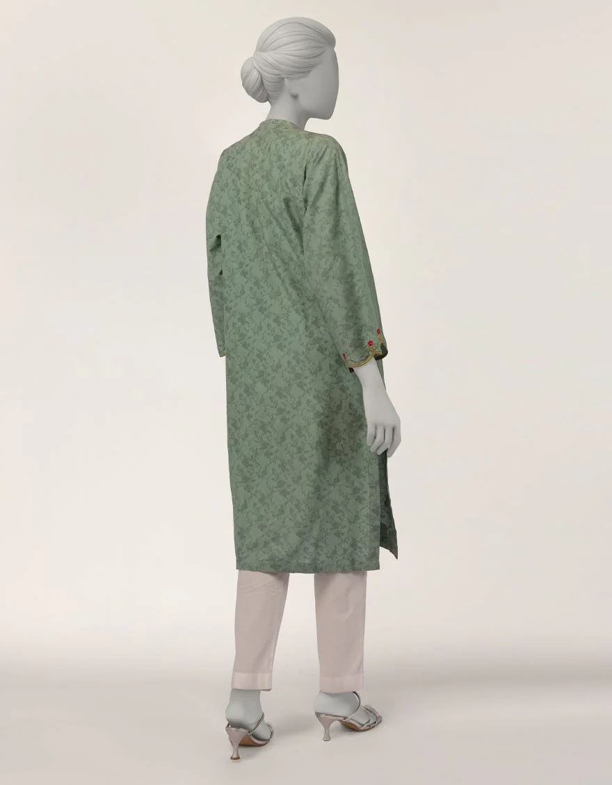 Junaid Jamshaid JSS26605S Green Spring Lawn 2026 - Image 2