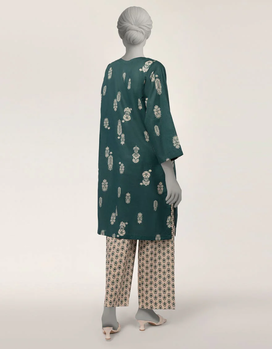 Junaid Jamshaid JST262285S Teal Spring Lawn 2026 - Image 2