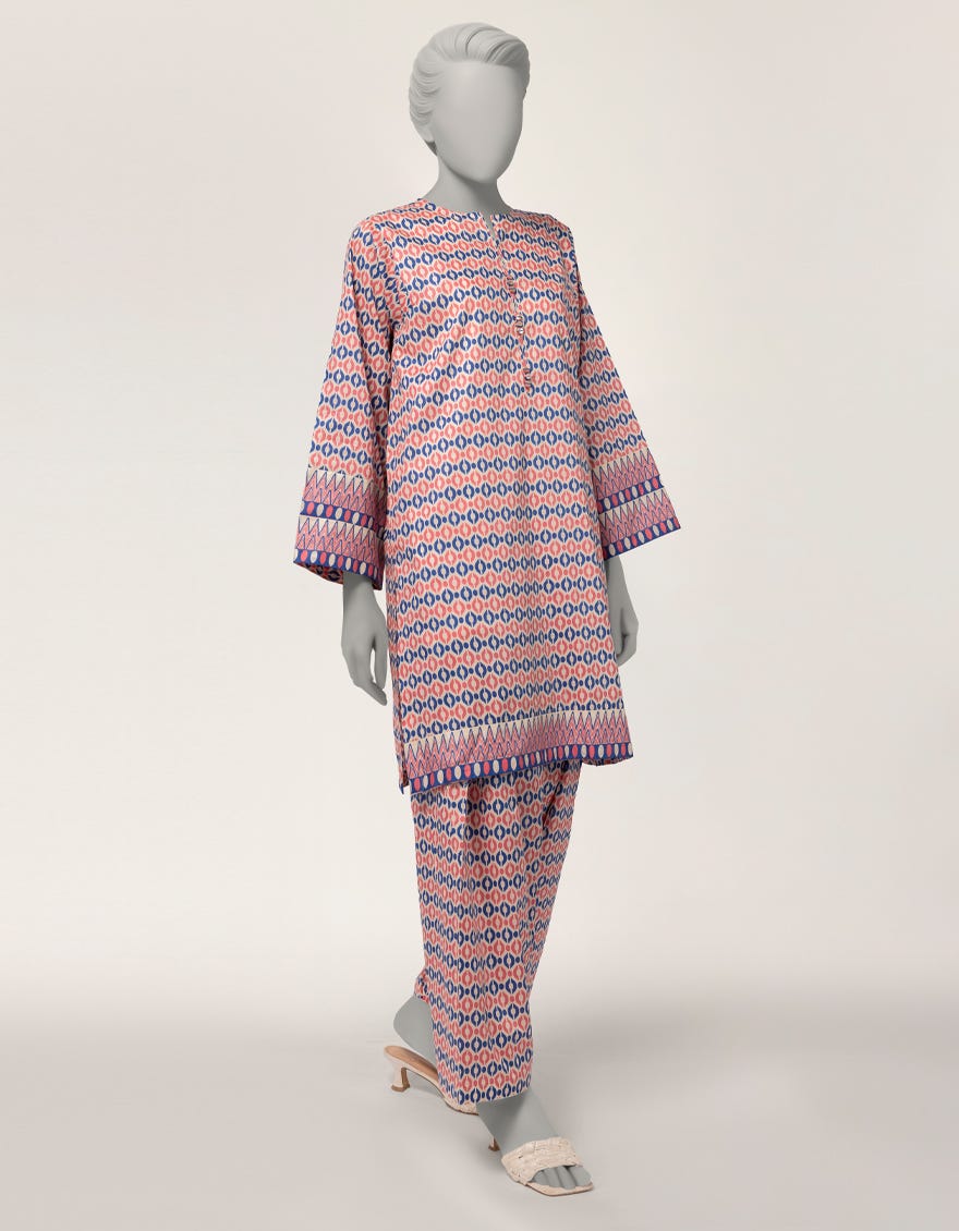 Junaid Jamshaid JST262287S Multicolor Spring Lawn 2026