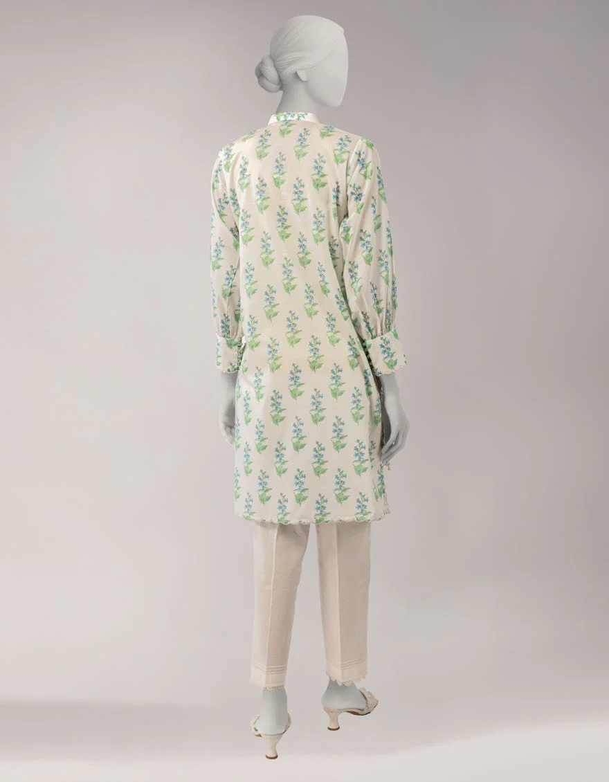 Junaid Jamshaid JSU26951U White Spring Lawn 2026 - Image 2