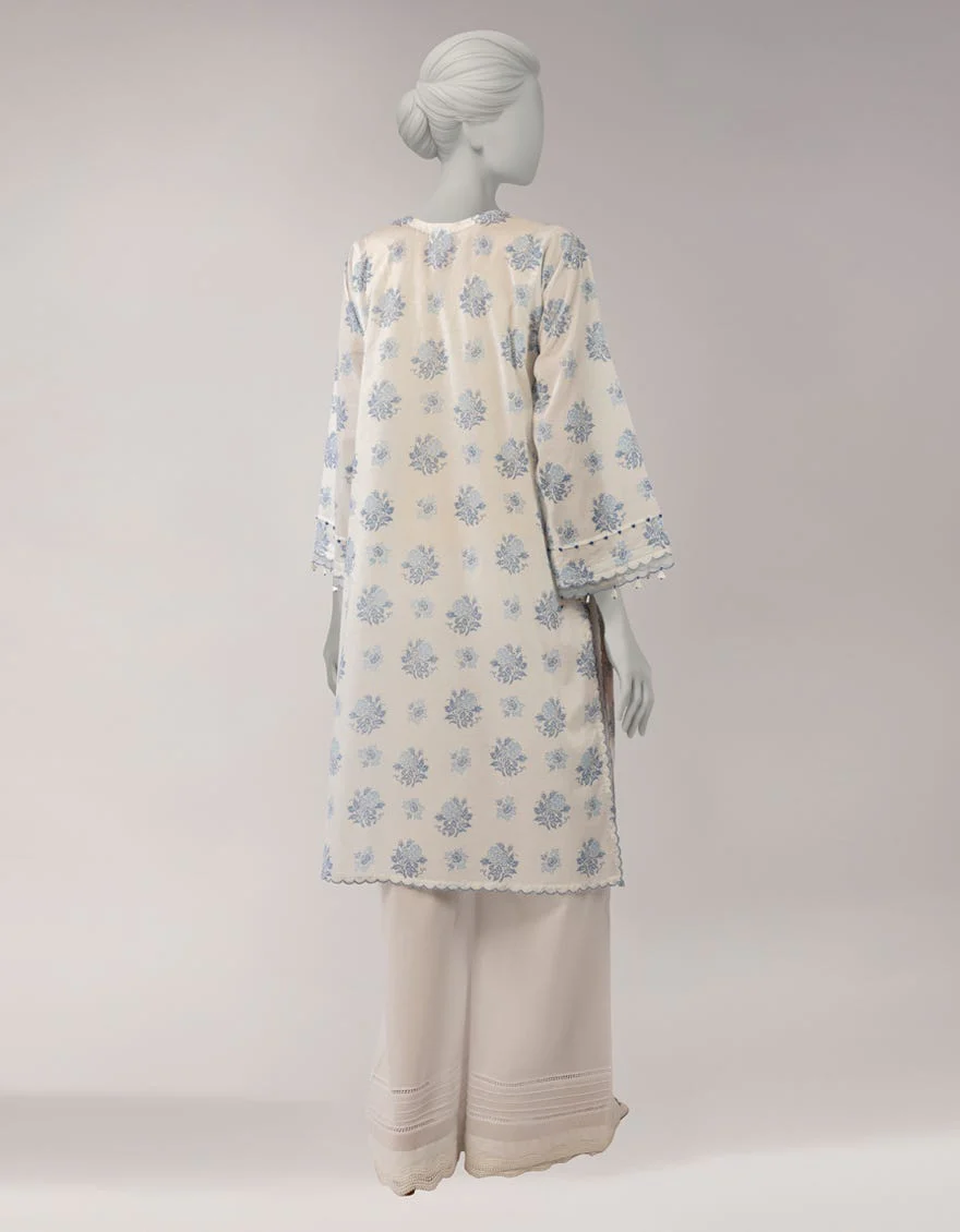 Junaid Jamshaid JSU26953U White Spring Lawn 2026 - Image 2