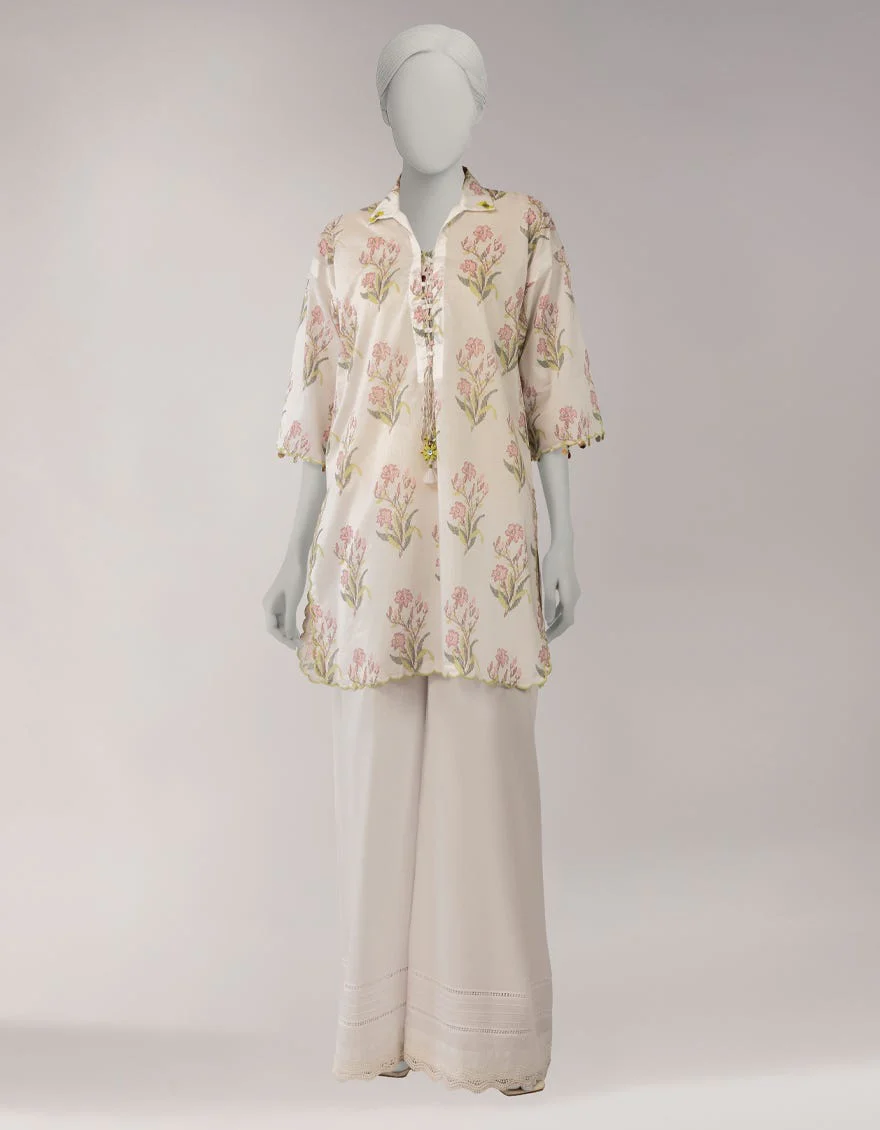 Junaid Jamshaid JSU26954U White Spring Lawn 2026