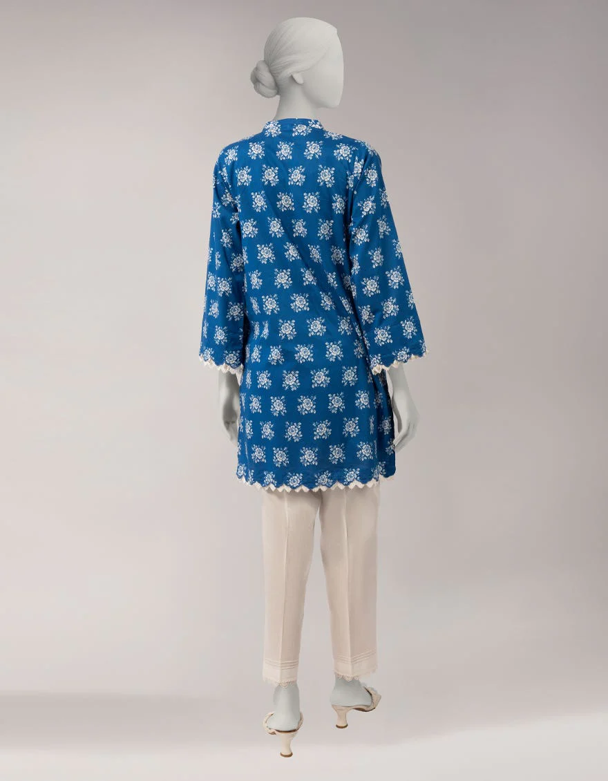 Junaid Jamshaid JSU26955U Blue Spring Lawn 2026 - Image 2