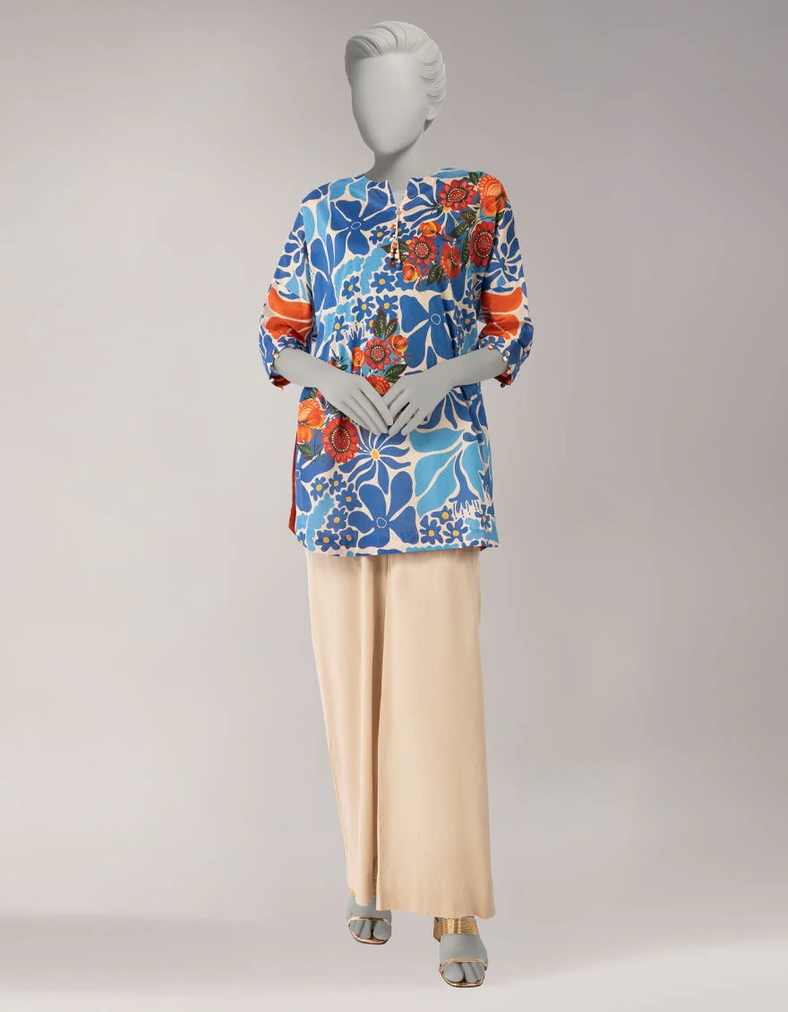 Junaid Jamshaid JSU26962U Blue Spring Lawn 2026