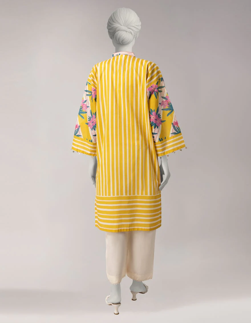 Junaid Jamshaid JSU26963U Peach Spring Lawn 2026 - Image 2