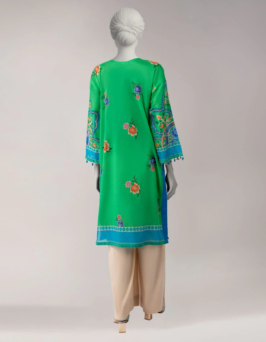 Junaid Jamshaid JSU26965U Green Spring Lawn 2026 - Image 2