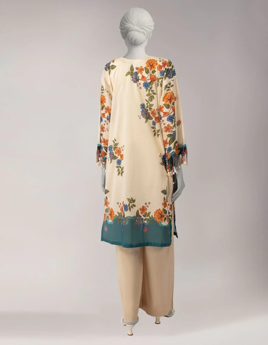Junaid Jamshaid JSU26966U Beige Spring Lawn 2026 - Image 2