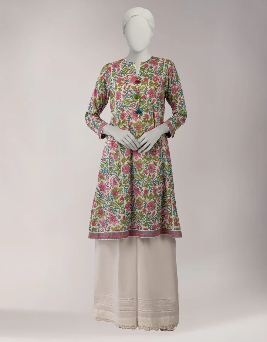Junaid Jamshaid JSU26970U White Spring Lawn 2026