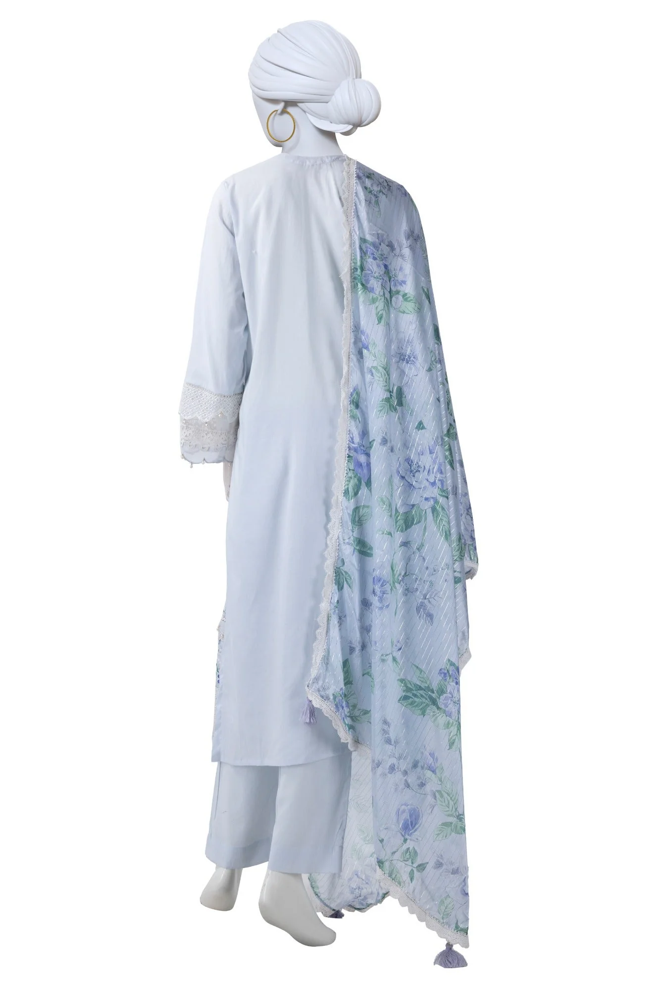 Juniad Jamshaid Lilac Lawn Embroidered 3PC-JLAWN-S-25-823-S Summer Pret 2025 - Image 2
