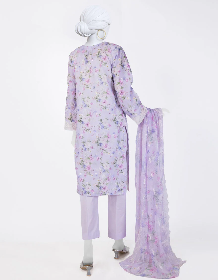 Juniad Jamshaid Purple Lawn Embroidered 3PC-JLAWN-S-25-842-S Summer Pret 2025 - Image 2