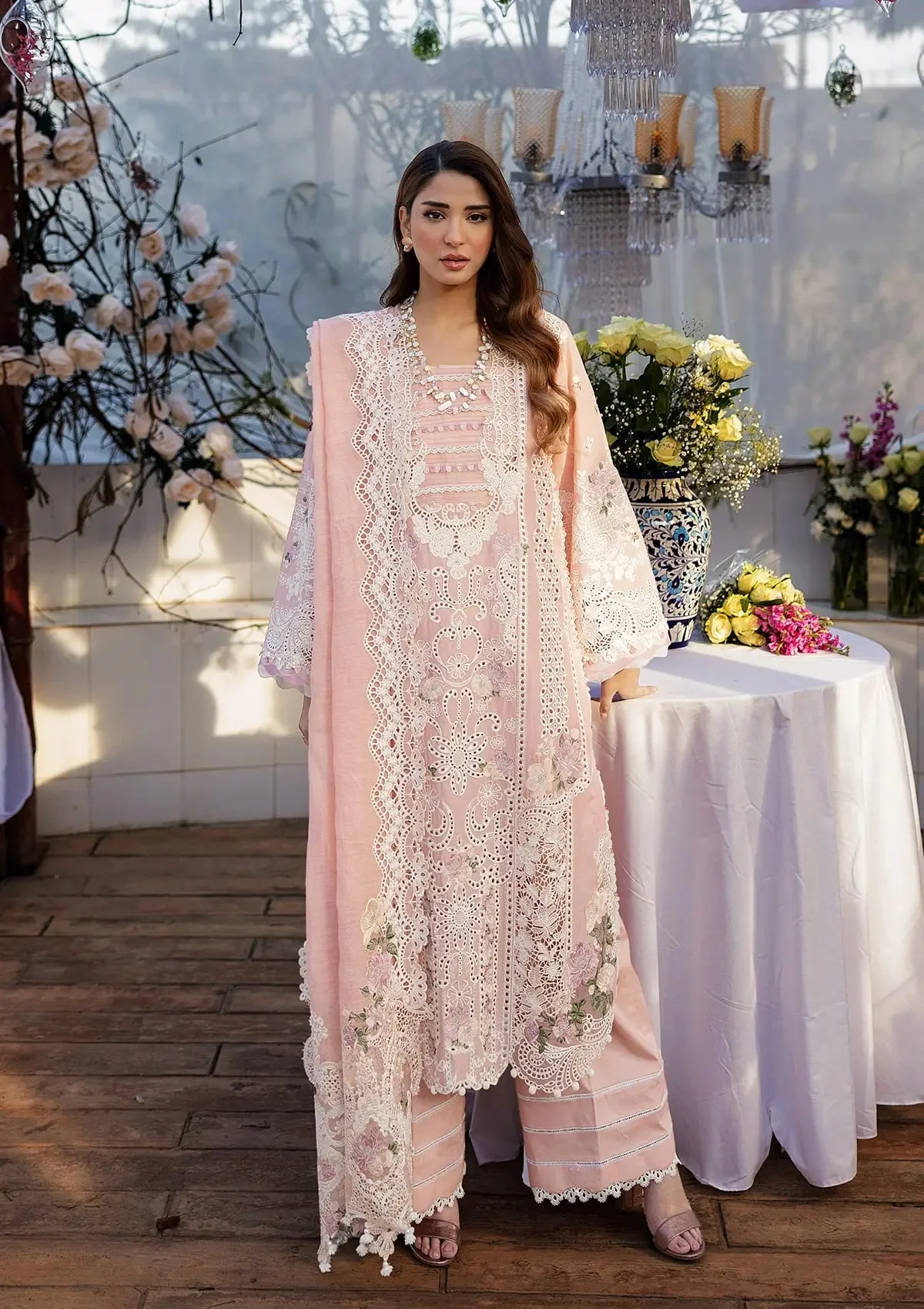 Kahf Premium KLR-02 A Olivia Luxury Lawn Collection 2025