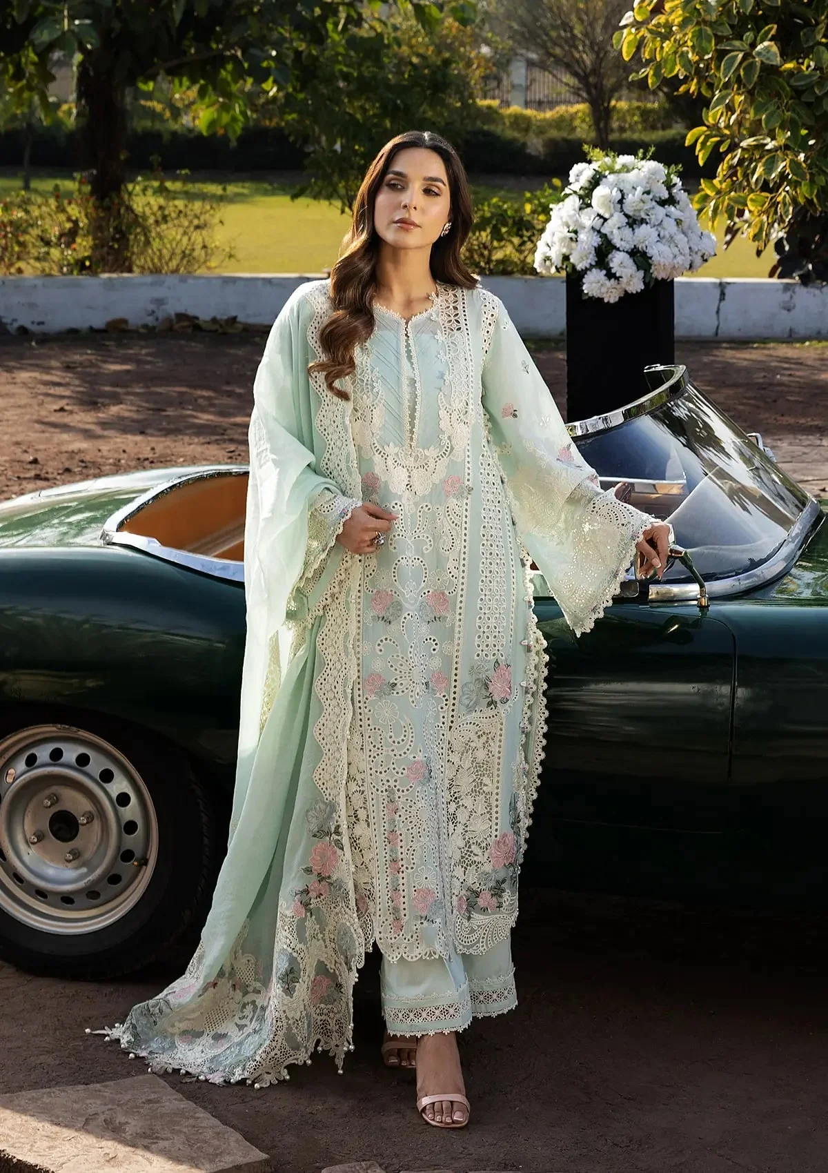Kahf Premium KLR-02 B Garnet Luxury Lawn Collection 2025