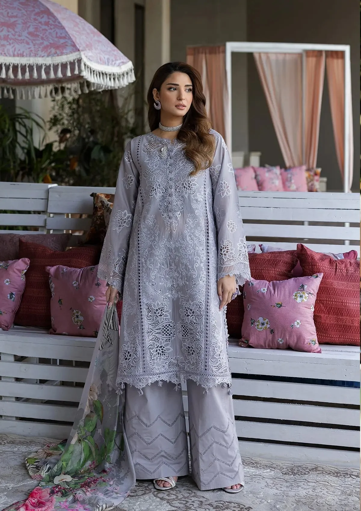 Kahf Premium KLR-04 Lilia Luxury Lawn Collection 2025