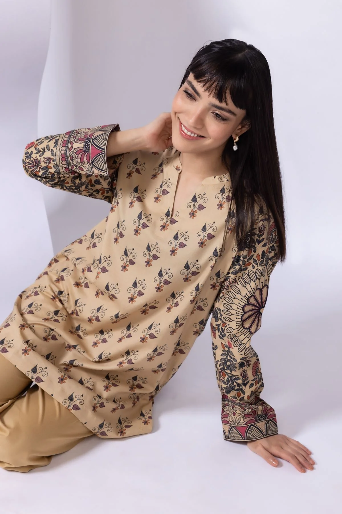 Khaadi 25-01E12-06TB-VG Rooted Rhythm 2025 - Image 2