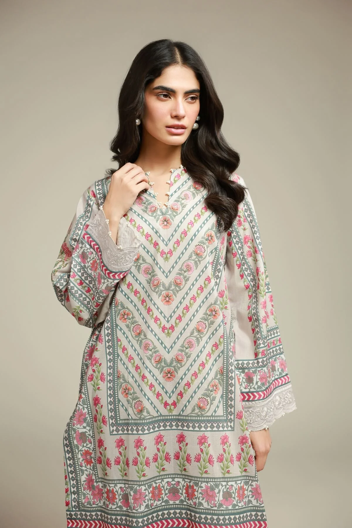 Khaadi A112-26-124EH1 Lawn Collection 2026 - Image 2