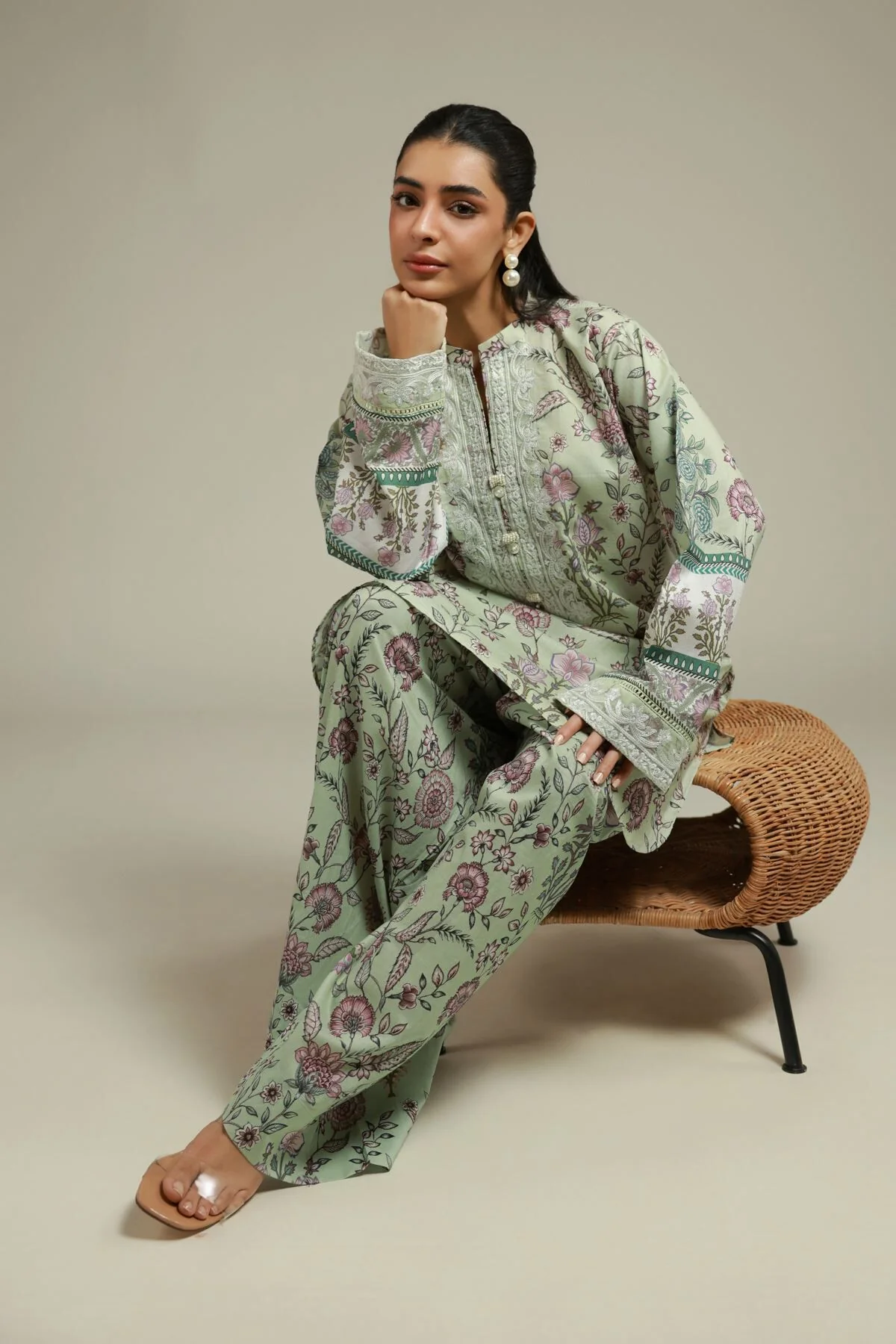 Khaadi A112-26-124EI1 Lawn Collection 2026