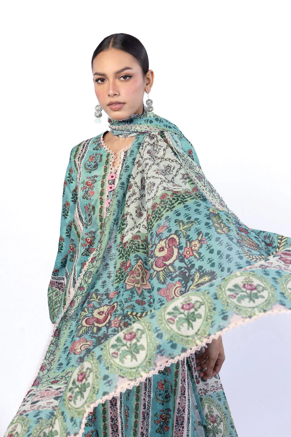 Khaadi A22-26-101FF-VG_MULTI Fabrics First Bloom 2026 - Image 2